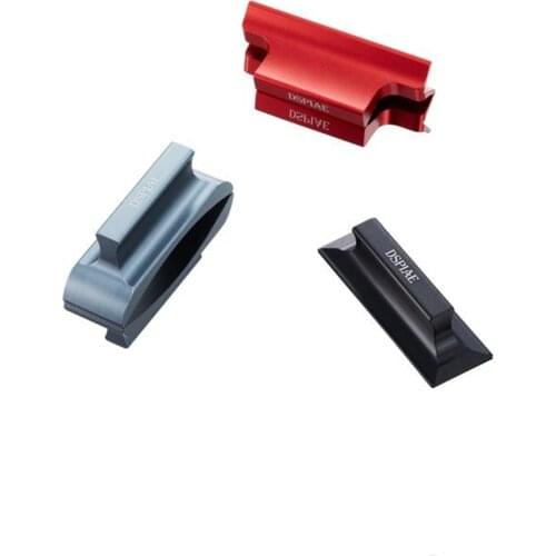 DSPIAE Angled Sanding Boards Sanding Board Plane/Right Angle/Curved Surface Aluminum Alloy Abrasive Tools Black Red Gray