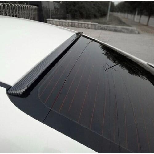Universal Spoiler 1.5M Car-Styling 5D Carbon Fiber Spoiler DIY Refit Spoiler For Volkswagen Golf 4 5 6 7 Tiguan Passat b5 B6 B7