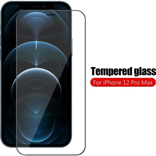 9H Screen Protector For iPhone 11 12 Full Cover Screen For iPhone 11 12 Pro 11 12 Pro max Anti-Scratch Glass For iPhone 12 Mini