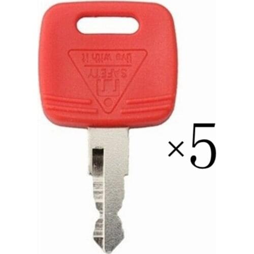 5)key For John Deere Tractor Ignition Keys 5085M, 5083EN, 5093E, 5100M, 5115M, 5115ML OEM RE183935 RE43492 RE71557 Ships Free