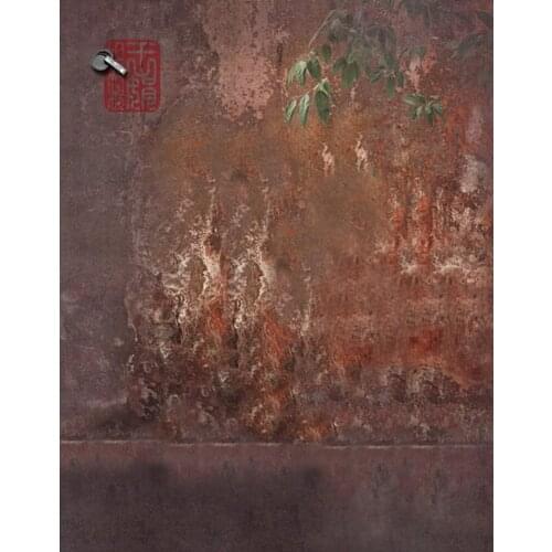 5x7ft Chinese Painting Hazy Green Leaves Photography Backdrops Photo Props Studio Background