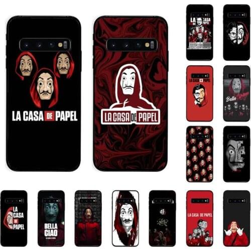Spain TV Money Heist La Casa de papel Soft Case For Samsung Galaxy S10 Plus S10E S20 UlTRA S7 S8 S9 Plus S10lite S20 plus
