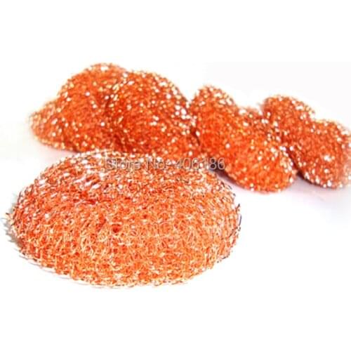 Red Copper Wire Cleaning Ball, industrial instruments cleaning tool