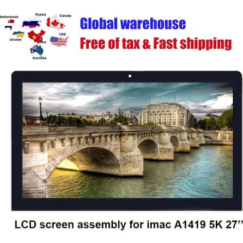 For iMac 27' A1419 5K LCD Screen Assembly Retina Display LM270QQ1 SDB1 SDA2 SDC1 EMC2834 2806 3070