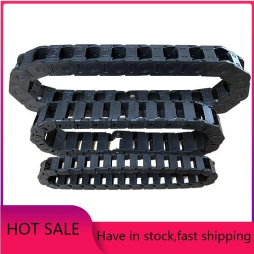 L1000mm cnc router machine Cable Drag Chain Wire Carrier engraving tool with End Connectors 7 x 15mm 10*10mm 10 x 20mm 15*30mm