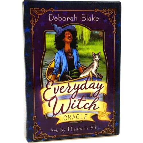 NEWEST Tarot Cards Everyday Witch Oracle Cards:Ask And Know The Mythic Fate Divination For Fortune Games Taort Deck Board Games