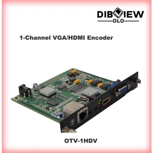 OTV-1HDV Provideo 1CH HDMI VGA CVBS YpbPr Streaming IPTV H264 H265 SRT HLS RTMPs HTTP UDP ONVIF HD SD Encoder Board