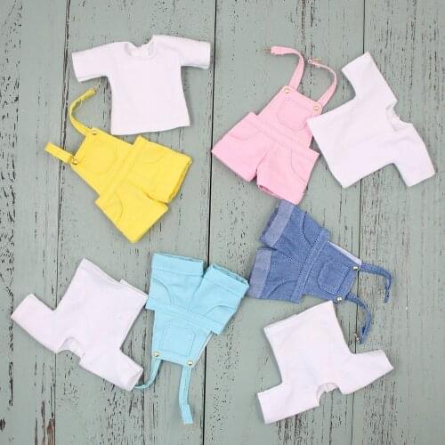 Oufits for Blyth doll Colorful overalls for the 12 inch doll JOINT body cool dressing 1/6 bjd icy dbs