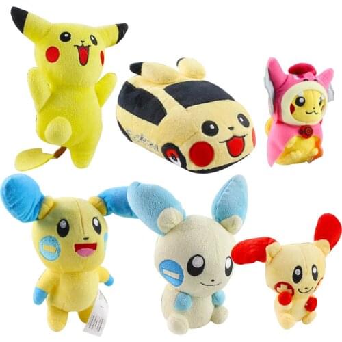Pokemon Pikachu Plush Toys Stuffed Japan Movie Anime Dolls Christmas Birthday Gifts for Kids