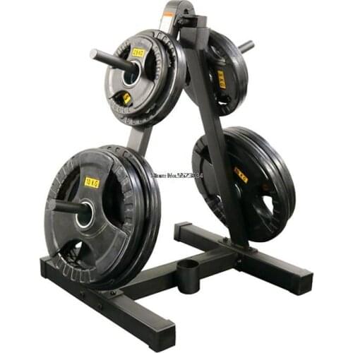 Gym Fitness 25/50mm Aperture Barbell Discs Rack Dumbbell Plates Support Pole Holder Weight Training Equipments Storage Bracket