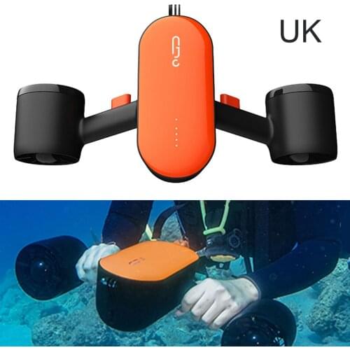 Waterproof Electric Underwater Scooter 3 Speed Scuba Diving Propeller Pool Sea Scooters Water Sports Equipment UK Plug