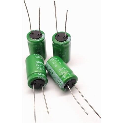 5pcs DRL 2.7V 8F high current video game toy power supply 2.7V8F Driving recorder capacitor