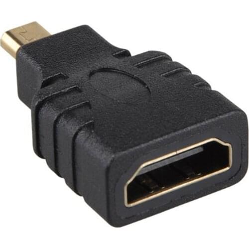 Micro-HDMI to HDMI Adapter Gold-Plated 1080P Micro HDMI Male To Standard HDMI For Raspberry Pi 4 Model B model