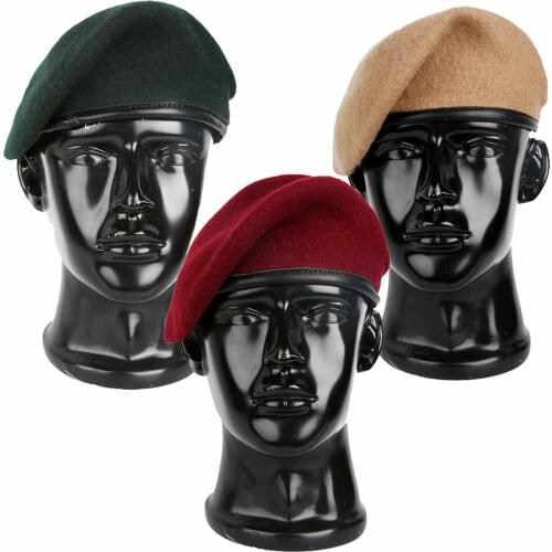 British US Army Special Forces Wool Beret UKSF USSF Green Beret Red Beret Cap Military Hat Military Store