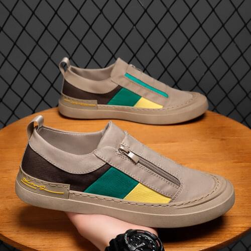 Men Casual Shoes Canvas Shoes For Men Denim Loafers Shoes Breathable Men Fashion Sneakers Men Walking Shoes Male Footwear