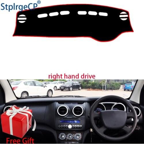 Car Dashboard Cover Mat for changan HONOR 2012-2015 Right Hand Drive Dashmat Pad Dash Mat Covers Dashboard Accessories