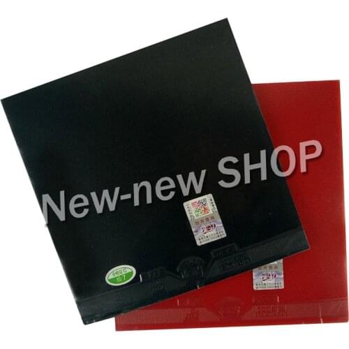 2 Pcs 729 General A Pair Rubber 1 red and 1 black in a package Pips-In Table Tennis PingPong Rubber with Sponge 2.2mm