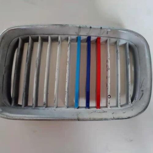Car Front Grille Trim Strips for BMW E36 E46 E90 E92 F30 G20 3-Series F34 GT M340I Sport Performance adornment