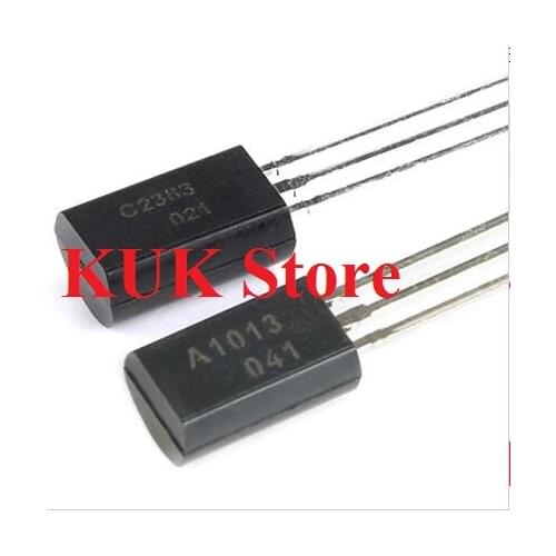 Real Original 100% NEW A1013 C2383 2SA1013 2SC2383 TO-92 50Pair = A1013 50PCS + C2383 50PCS