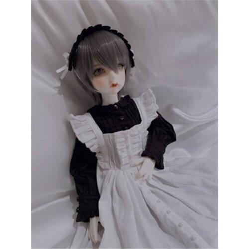 BJD doll clothing is suitable for 1/3, 1/4, 1/6 size giant baby temperament retro soft sister skirt (color can be customized) do