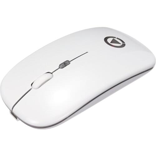 Pohiks 1pc Portable 2.4GHz Wireless Mouse Desktop Notebook Luminous Optical Mouses USB Rechargeable Mute Mice For PC Laptop