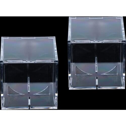 2 Pieces Clear Ball Case Baseball Sign Ball Display Show box