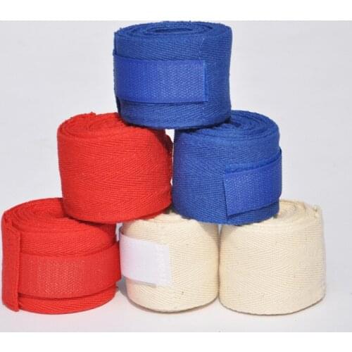 New 2.5-meter cotton boxing straps to prevent sports injuries Sports Muay Thai Boxing Hand Bandage protective gear