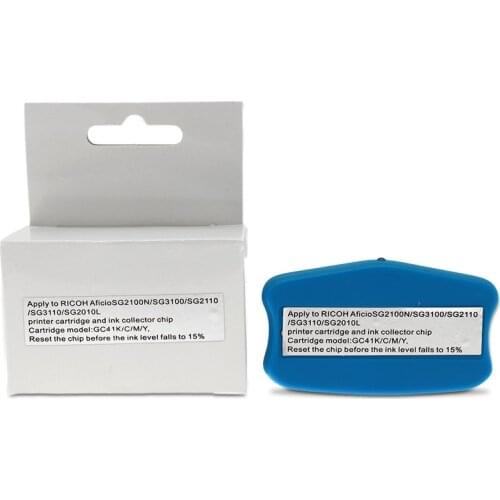 For Ricoh GC41 Cartridge Chip Resetter For Ricoh SG3100 SG2100 SG2010L SG2010N SG3110dnw SG3120SF SG7100 Printer GC31 Resetter
