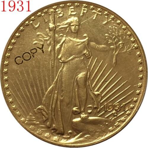 USA 1931 $20 St. Gaudens Coin Copy