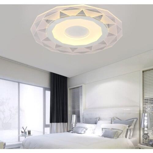 Ultra-thin modern LED ceiling light fixture 20 cm rhombus home light corridor living room kitchen bedroom lighting