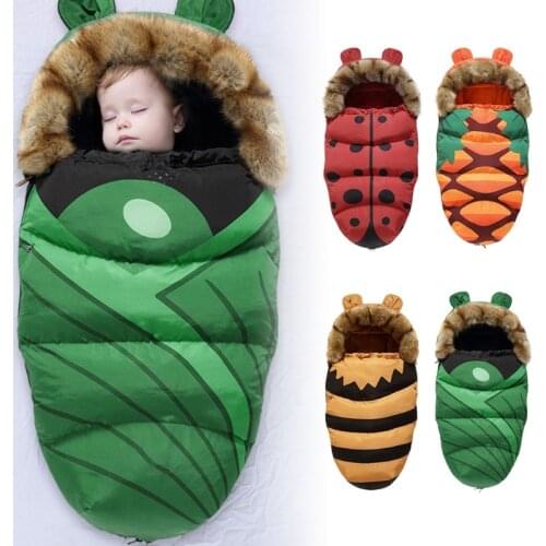 Universal Stroller Footmuff Baby Sleeping Bag Winter Baby Swaddle Blanket for Pram Car Seat