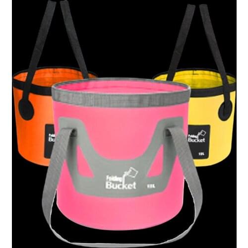WALK FISH 12L/20L Multicolor Portable Folding Fishing Bucket Waterproof Fishing Storage Bag Live Fish Box Outdoor Camping Gear