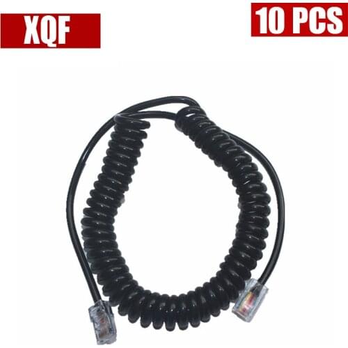 XQF 10PCS 8PIN To 8PIN Mic Cable LINE For ICOM HM-98 HM-133 HM-133V Radio Speaker