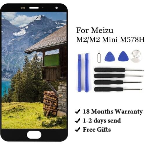 For Meizu M2 / M2 Mini M578M LCD Display IPS Touch Screen Digitizer Assembly For Meizu M2 / M2 Mini LCD Screen