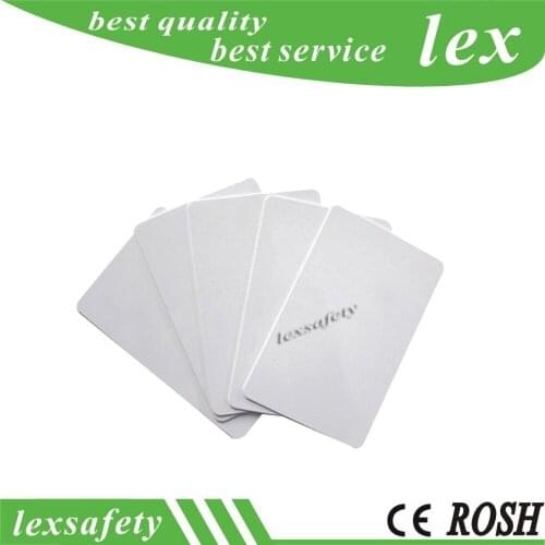 100pcs/Lot 125 Khz ISO11785 Pvc RFID Blank Id Card TK4100 EM4100 White Id Card