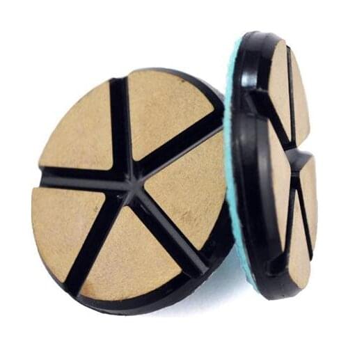 3 Inch 80mm Ceramic Resin Bond Diamond Grinding Disc Stone Floor Polishing Pads for Concrete