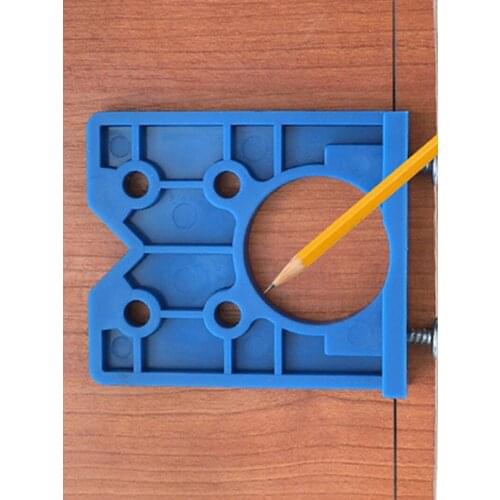35mm Hinge Jig ABS Plastic Hinge Installation Wood Drill Guide Locator Door Cabinet Accessories Tool Hinge Drilling Jig Guide