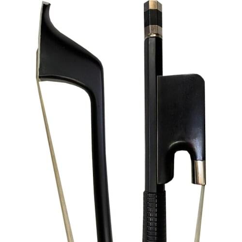 FREE SHIPPING YINFEEL Free Shipping New 1 pc French style Carbon fiber 3/4 double bass bow white horse hair 1 order