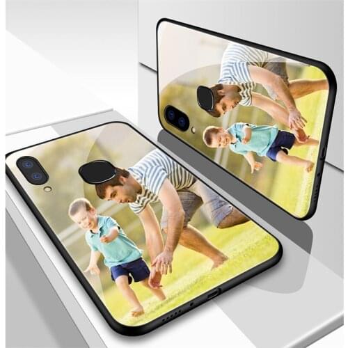 DIY Tempered Glass Phone Case For iphone X XR XS Max Custom Cover For iPHONE 12 Mini 11 Pro Max 8 7S 7 6S 6 Plus SE 2020 Coque