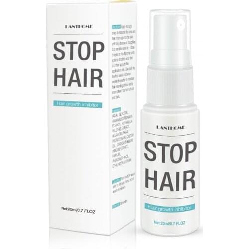 Hair Stop cream Spary Stop Hair Growth Inhibitor Pubic Hair Repair Smooth Body Hair Removal Treatment Spray Facial Hair Removel