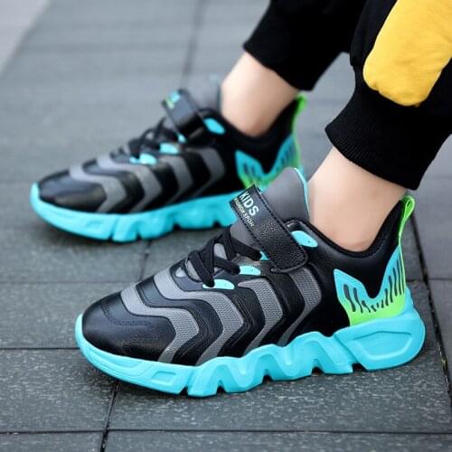 Kids Running Shoes Waterproof Sports Shoes Boys Sneakers Outdoor Leisure Big Children Shoes Antislip Boy Shoes Tenis Infantil