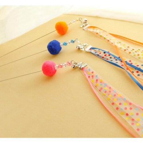Legendog Cat Teaser Toy Funny Interactive Toy Dot Cat Wand Toy Kitten Teasing Wand Training Toys Tassels Wand Toy