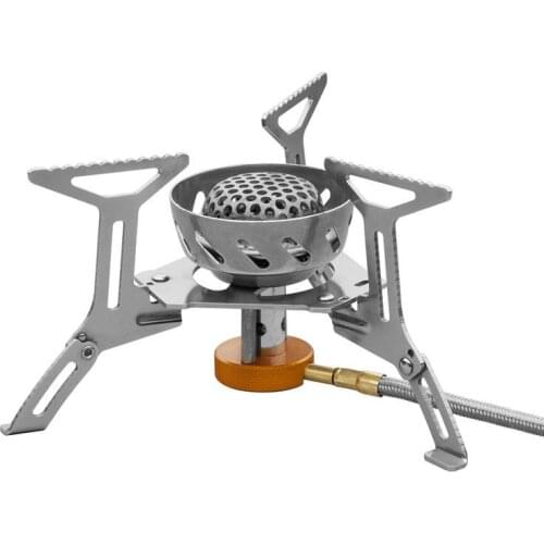 Outdoor FMS-121 stainless steel Split type high altitude Windproof Gas furnace Camping stove