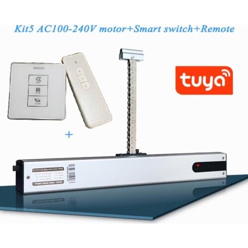 4 wires Adjustable 400mm Wifi Tuya Smart Control Chain Window Opener Closer Automatic Velux Window opener Home Automation