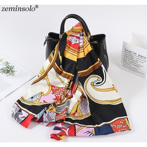 Luxury Brand Scarves Stoles Square 100% Twill Silk Scarf Women Shawls 130*130cm Bufanda Large Size Printed Scarf Kerchief Hijab
