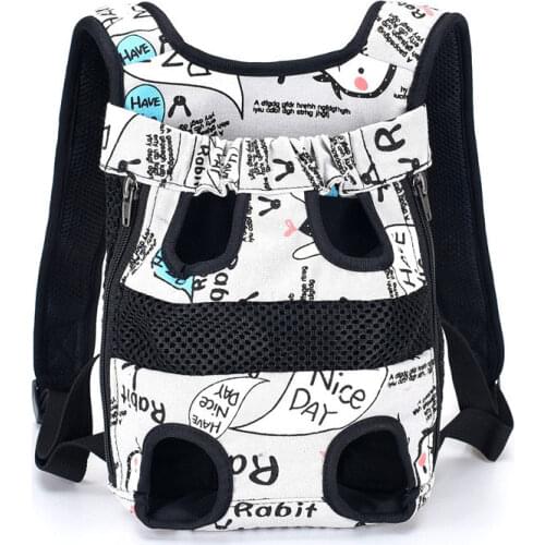 Mesh Pet Dog Carrier Backpack Breathable Cartoon print Outdoor Travel Products Bags For Small Dog All Dog breeds Mesh Backpack