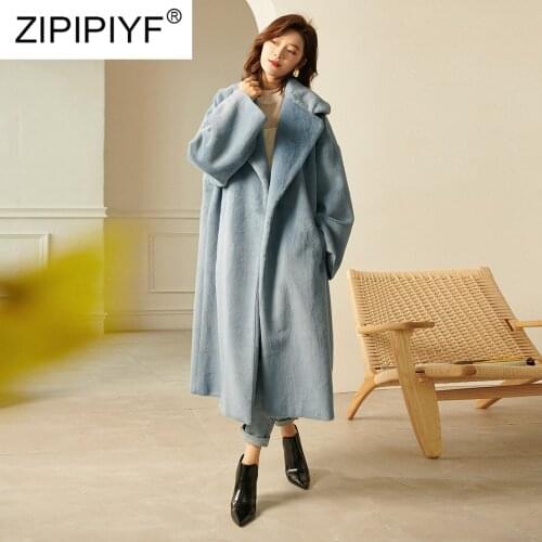 ZIPIPIYF Fashionable Fur Coats