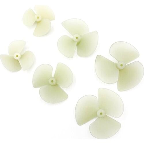 20Pairs DIY Hard Nylon 3-Blade Boat Propeller 28mm 36mm 42mm CW CCW 2mm Shaft for Toy Electric Boat Science Technology Education