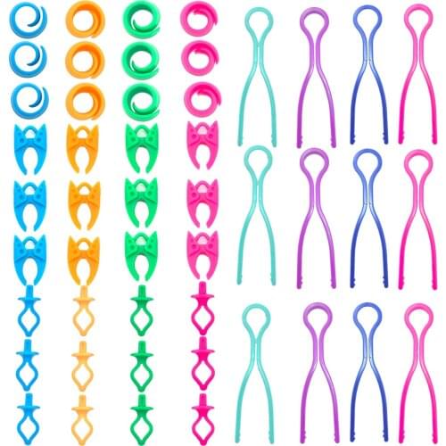 48 pcs Thread Buddies-Bobbin Holder/Bobbin Thread Clamps/Peel Thread Spool Huggers for Embroidery Quilting Sewing machine