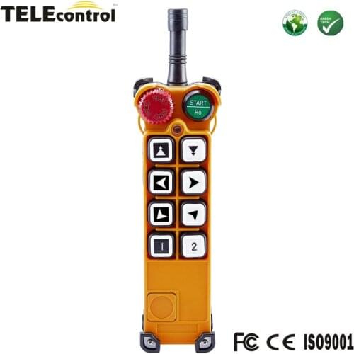 Telecontrol F26-A2 eot crane radio remote control emitters with 4 dual speed push buttons